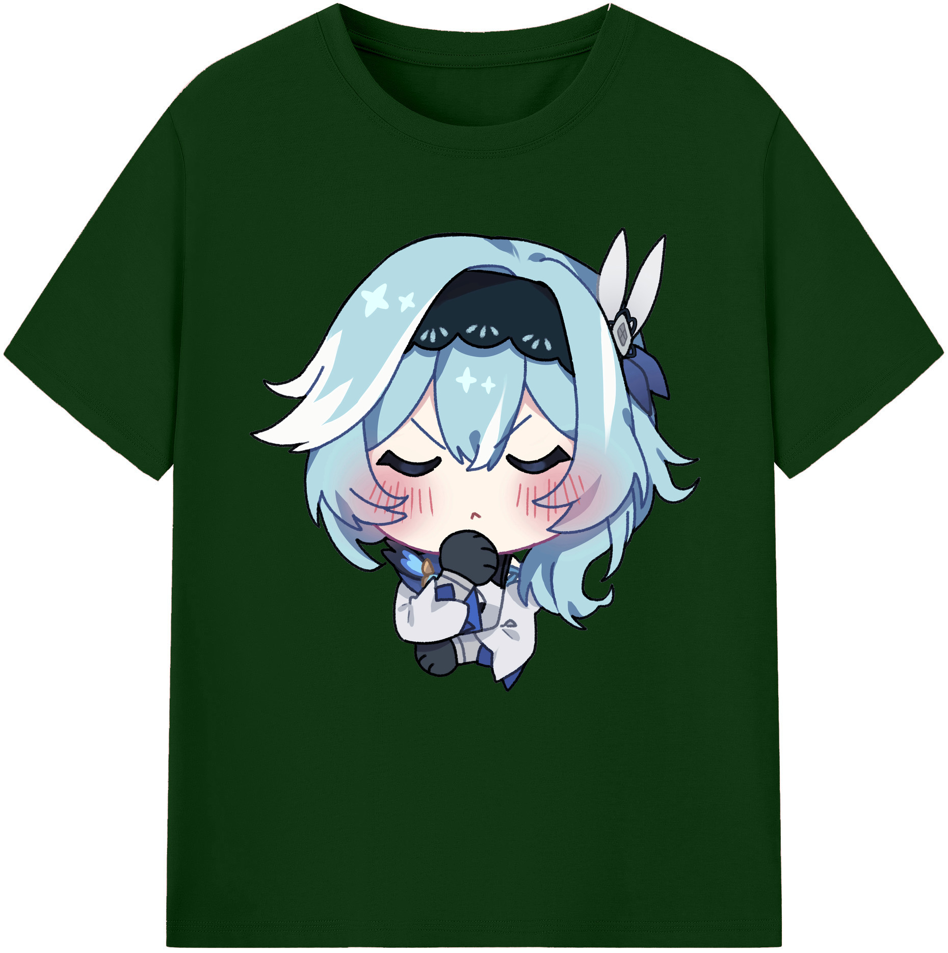 げんし神 优菈 ゆうら genshin Yūra 綿100％半袖Tシャツ（フロントプリント）